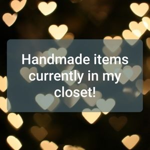 Handmade items incoming!